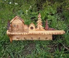 Ключничка з поличкою