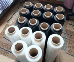 Стрейч пленка черная и прозрачная