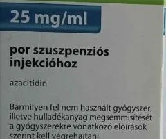 Медикаменти суспензія іньєкції Азацитидин Зентіва Азацытидин Зентива 25 мг Azacitidine Zentiva 25 mg