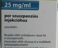 Медикаменти суспензія іньєкції Азацитидин Зентіва Азацытидин Зентива 25 мг Azacitidine Zentiva 25 mg