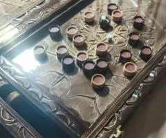 НАРДИ РІЗЬБЛЕНІ ПІД СКЛОМ